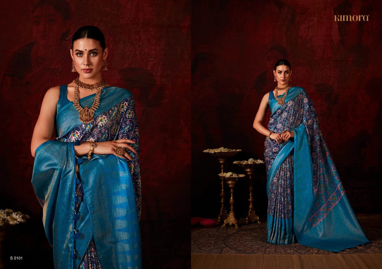 Kimora Lakshmi Softy Silk Wholesale Fancy Sarees Catalog — Wholesale Sarees, MPA wholesale from Surat — view 4